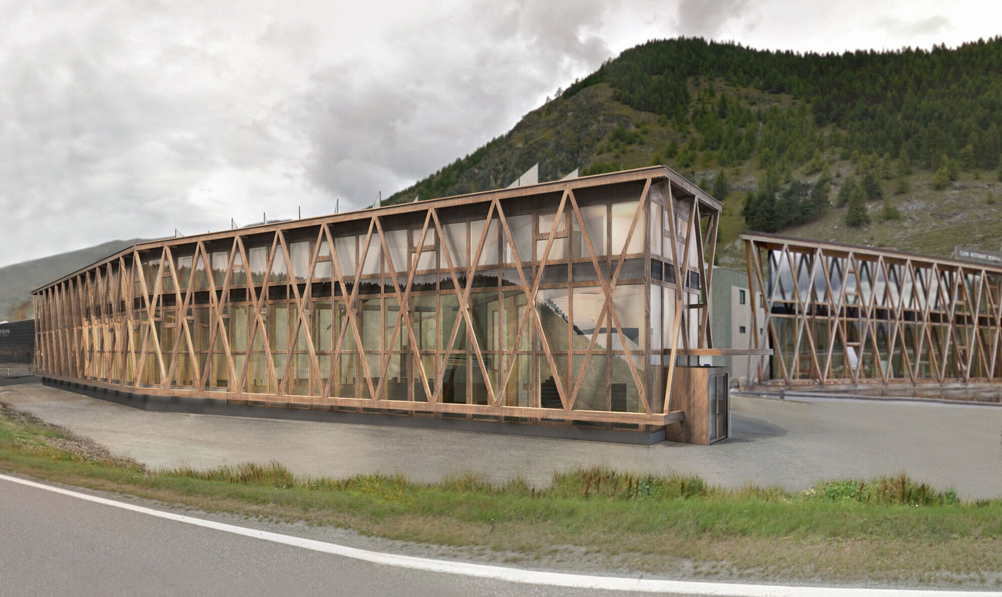 Commercial hall Serlas in S-chanf